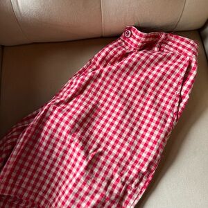 White Stag Red and White Checkered shorts